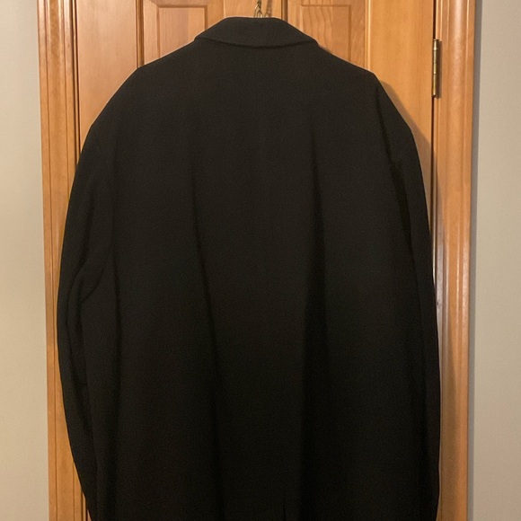 Kasper Elegant Black Cashmere Overcoat - Picture 3 of 12